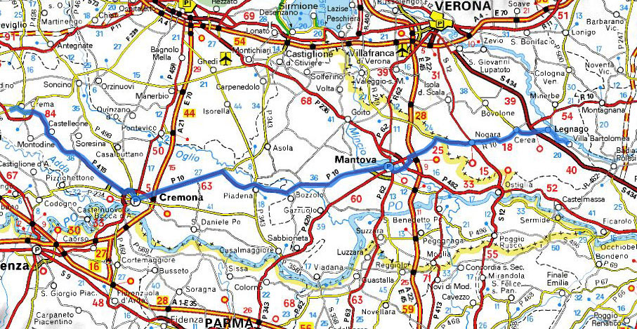 Mappa Crema Legnago