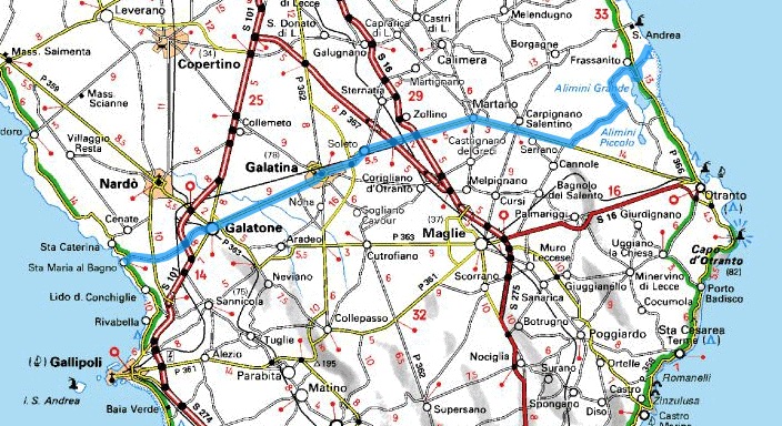 Mappa Frassanito Gallipoli