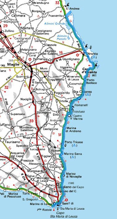 Mappa Frassanito Santa Maria di Leuca